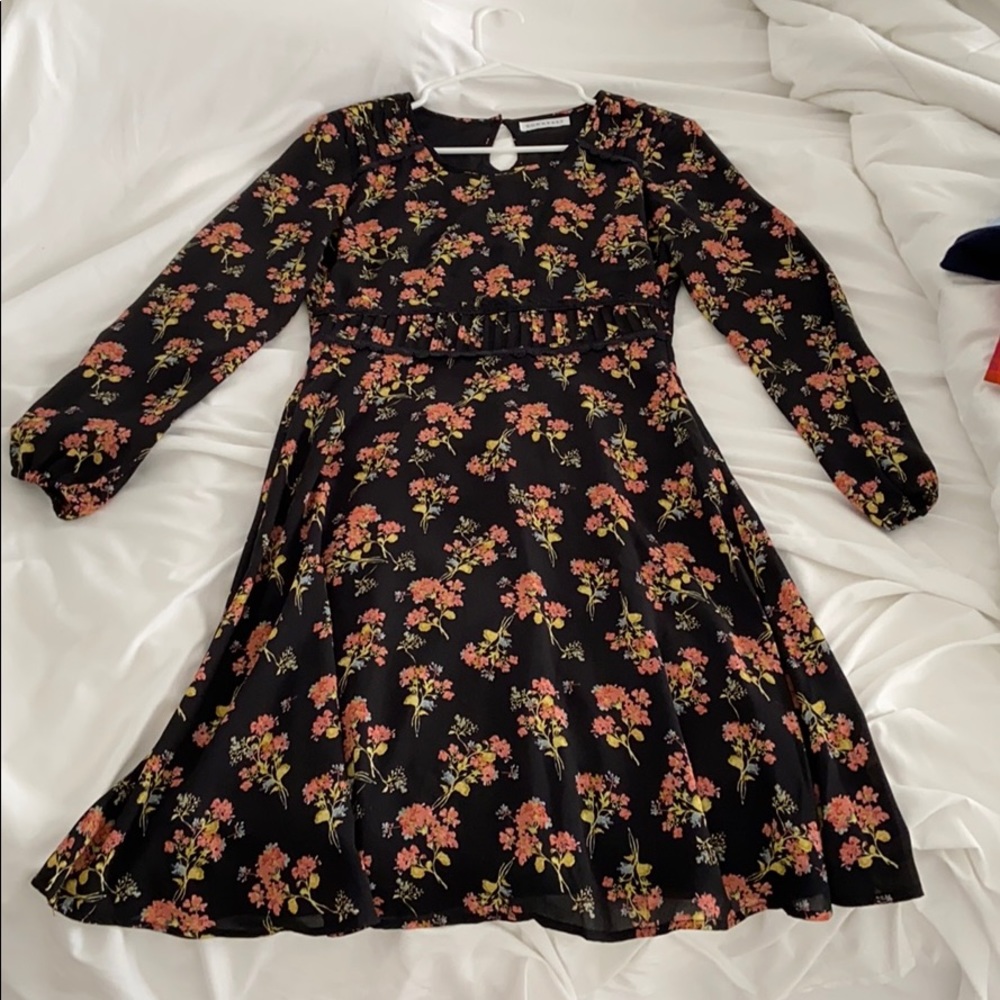 Black Floral Dress